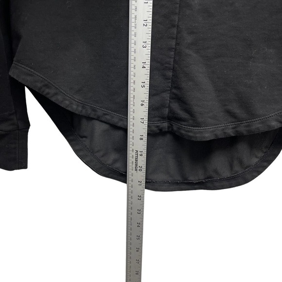 Gymshark Nikki Blackketter Jumper Crop Top Long Sleeve Black - Picture 10 of 10